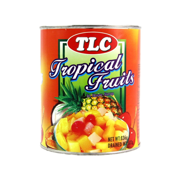 canned fruit cocktail in light syrup